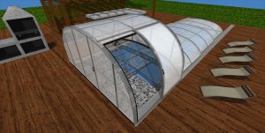 Aluroof model Cosy wygodne wejście z boku